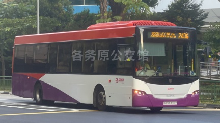 SMRT巴士 243G路 SBS8339Y Scania K230UB