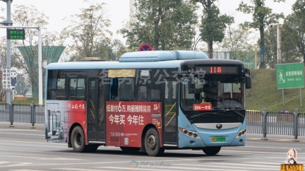 竹都运业 长宁11路 川Q05009D ZK6815BEVG5(E8)