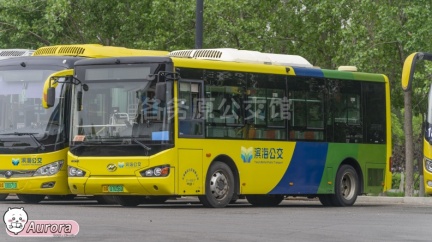 滨海公交 127力高路 津A07056D KLQ6850GEVN2